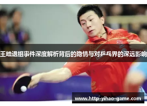 王皓退组事件深度解析背后的隐情与对乒乓界的深远影响